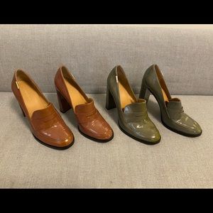 Calvin Klein Patent block heels - 2 pairs for $30